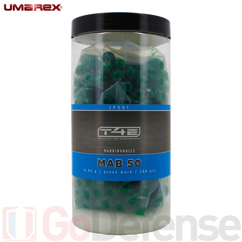 500 billes de peinture T4E UMAREX MAB50 0.94g - .50