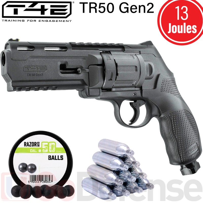 Revolver Umarex T4E TR50 Gen2 CO2 (13 joules)