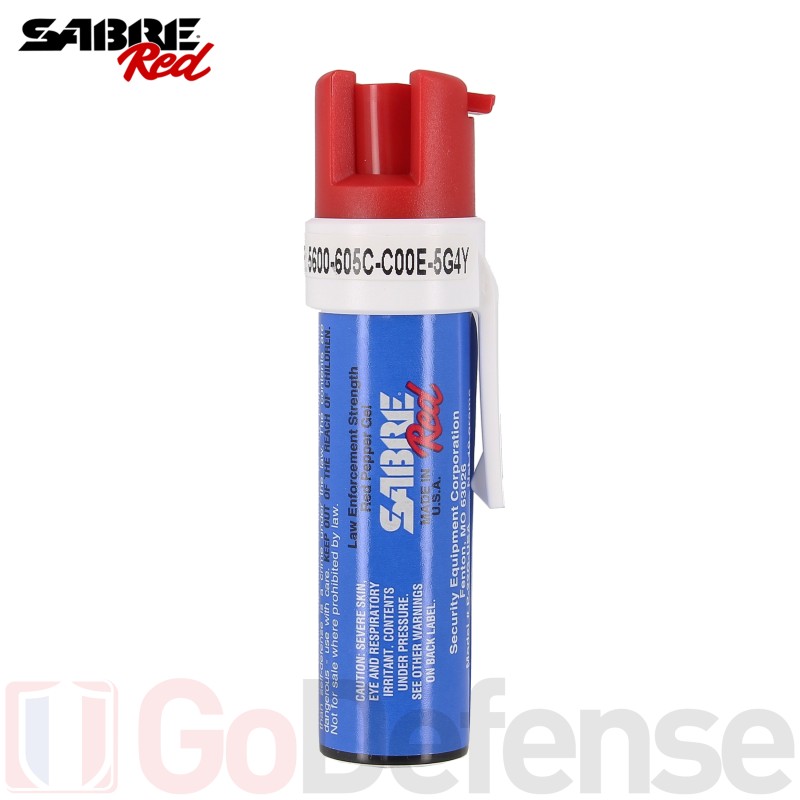 Bombe de d&eacute;fense Sabre Red P22 Gel Poivre OC - 22 ml