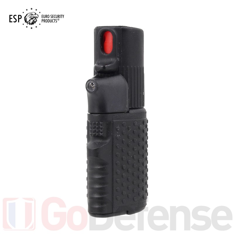 A&eacute;rosol de d&eacute;fense ESP Hurricane Flashlight Noir