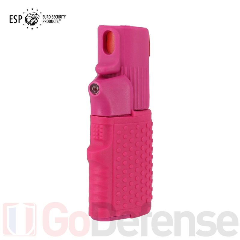 A&eacute;rosol de d&eacute;fense ESP Hurricane Flashlight Rose