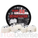 40 balles acier Razor Gun Devastator blanches HDR68 / TR68 - .68