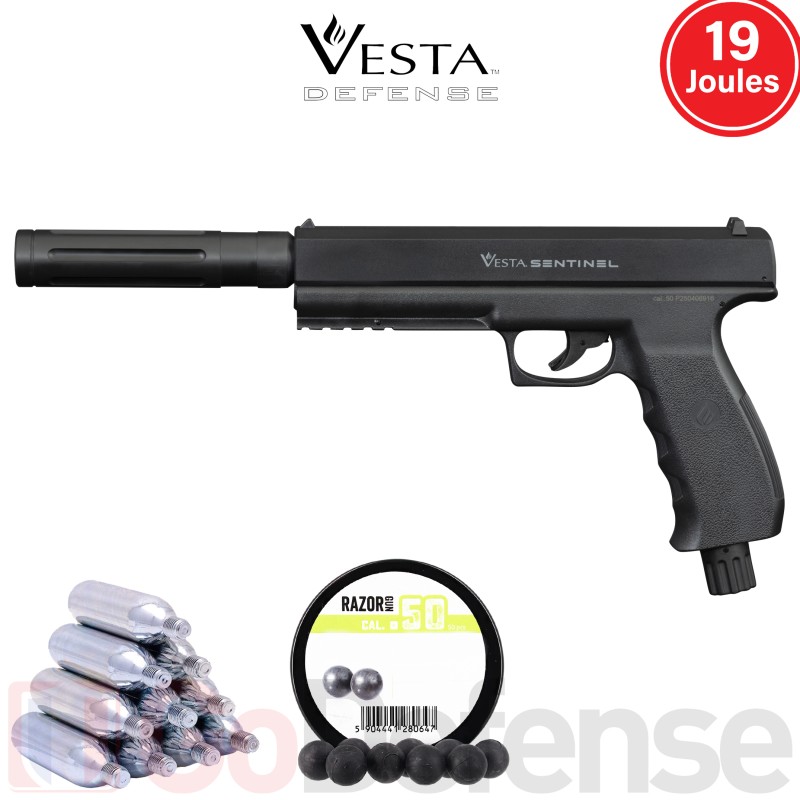 Pistolet Vesta Defense Sentinel - .50 (19 Joules)
