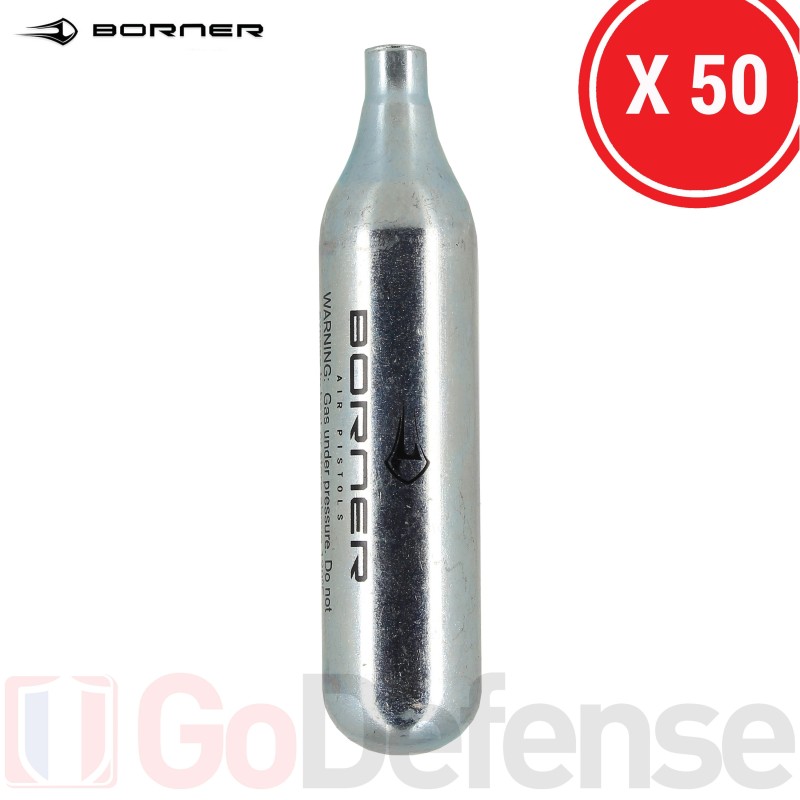 50x cartouches CO2 Borner 12g