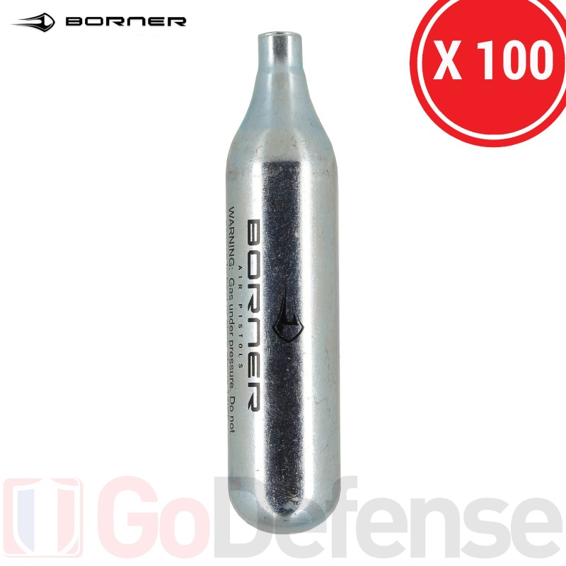 100x cartouches CO2 Borner 12g