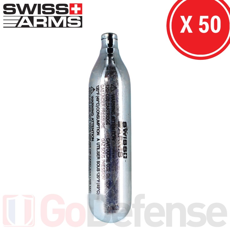 50x Sparclettes CO2 Swiss Arms 12g