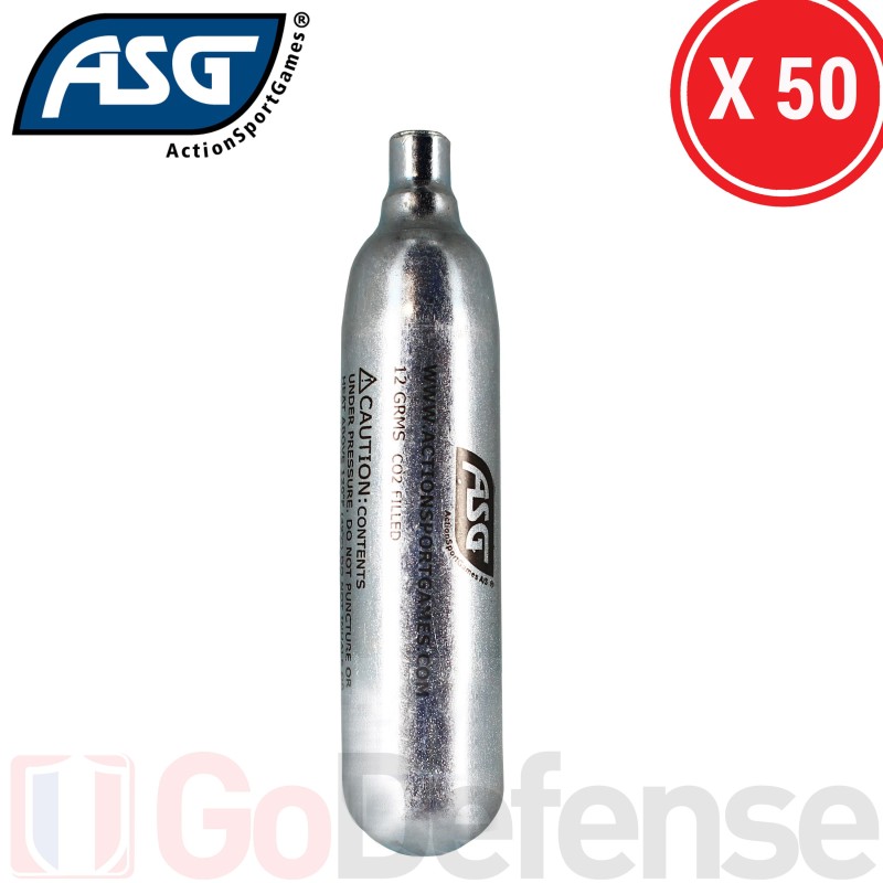 Lot de 50 sparclettes CO2 ASG 12g