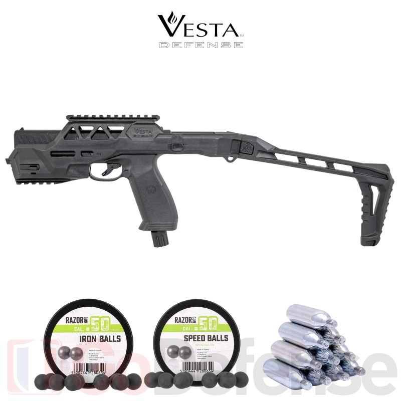 Pack Pistolet Vesta PDW50 Crosse Spear .50 (17 joules)