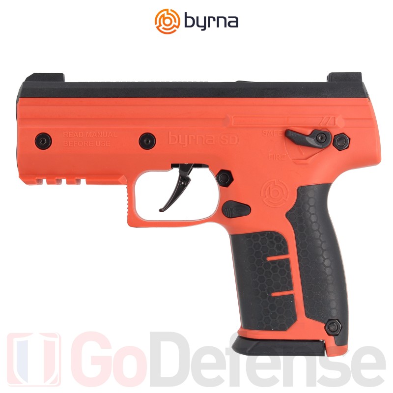 Pistolet balle caoutchouc Byrna SD Orange - .68