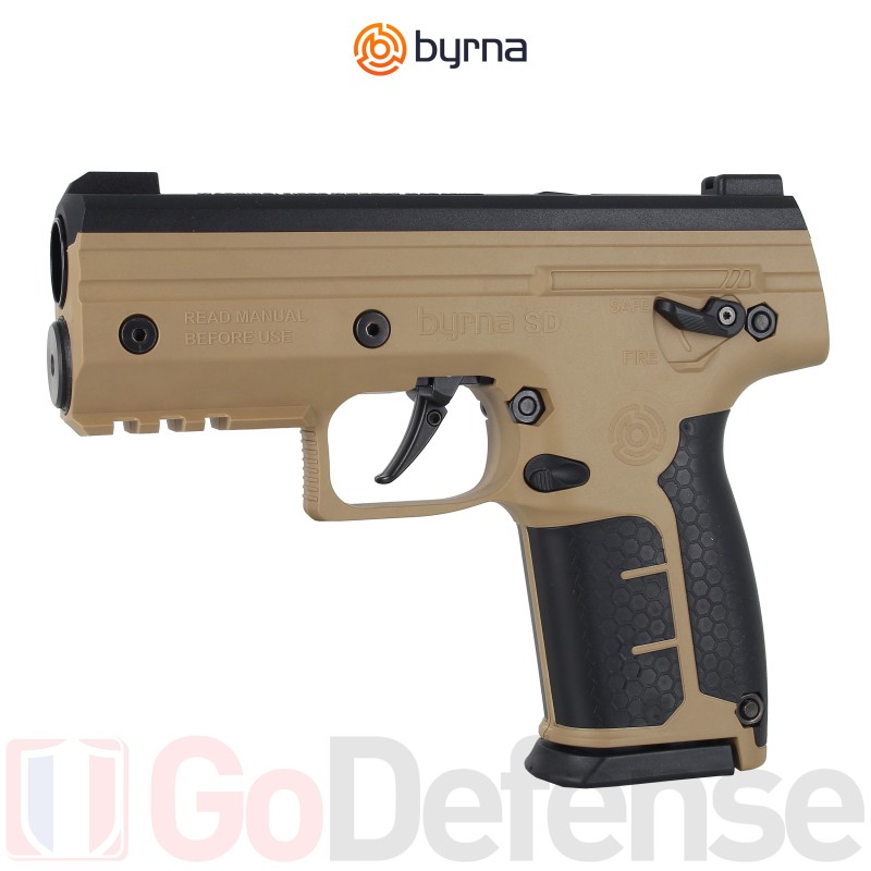 Pistolet balle caoutchouc Byrna SD FDE - .68