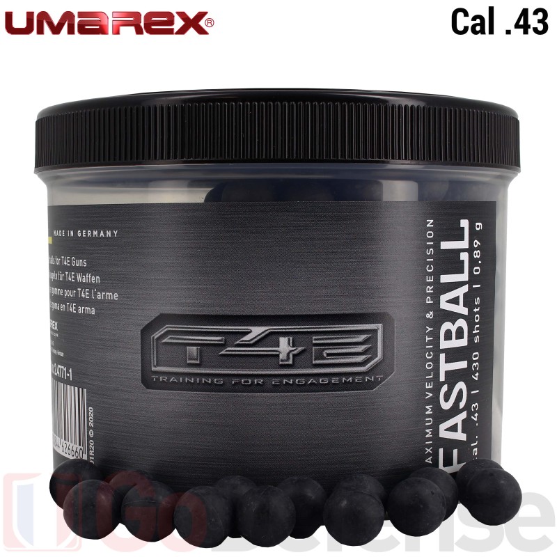 Boite de 430 Umarex FastBall caoutchouc .43