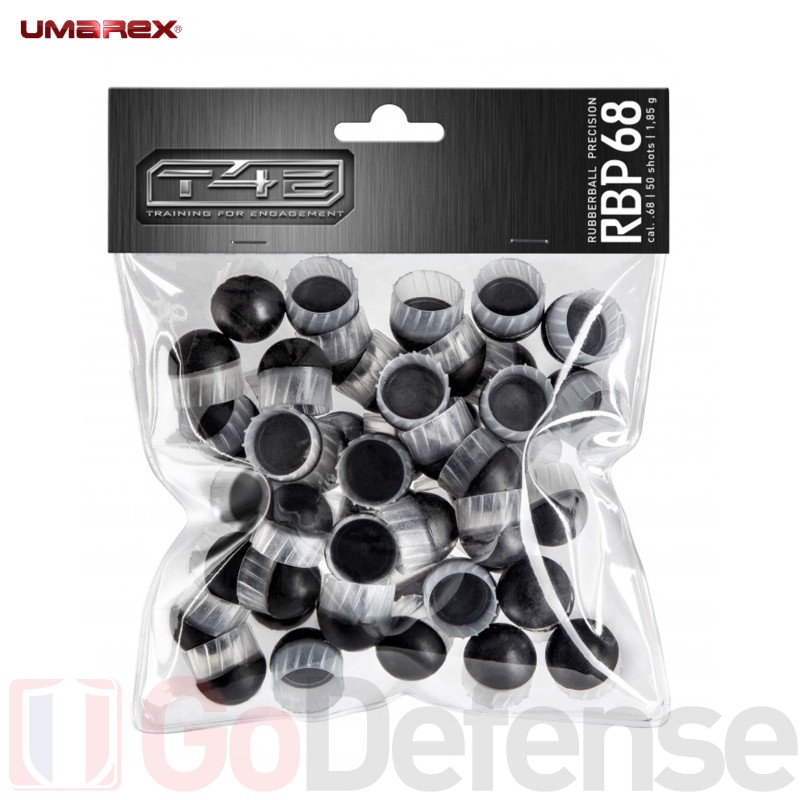 Sachet de 50 Balles pr&eacute;cision Umarex RBP T4E .68